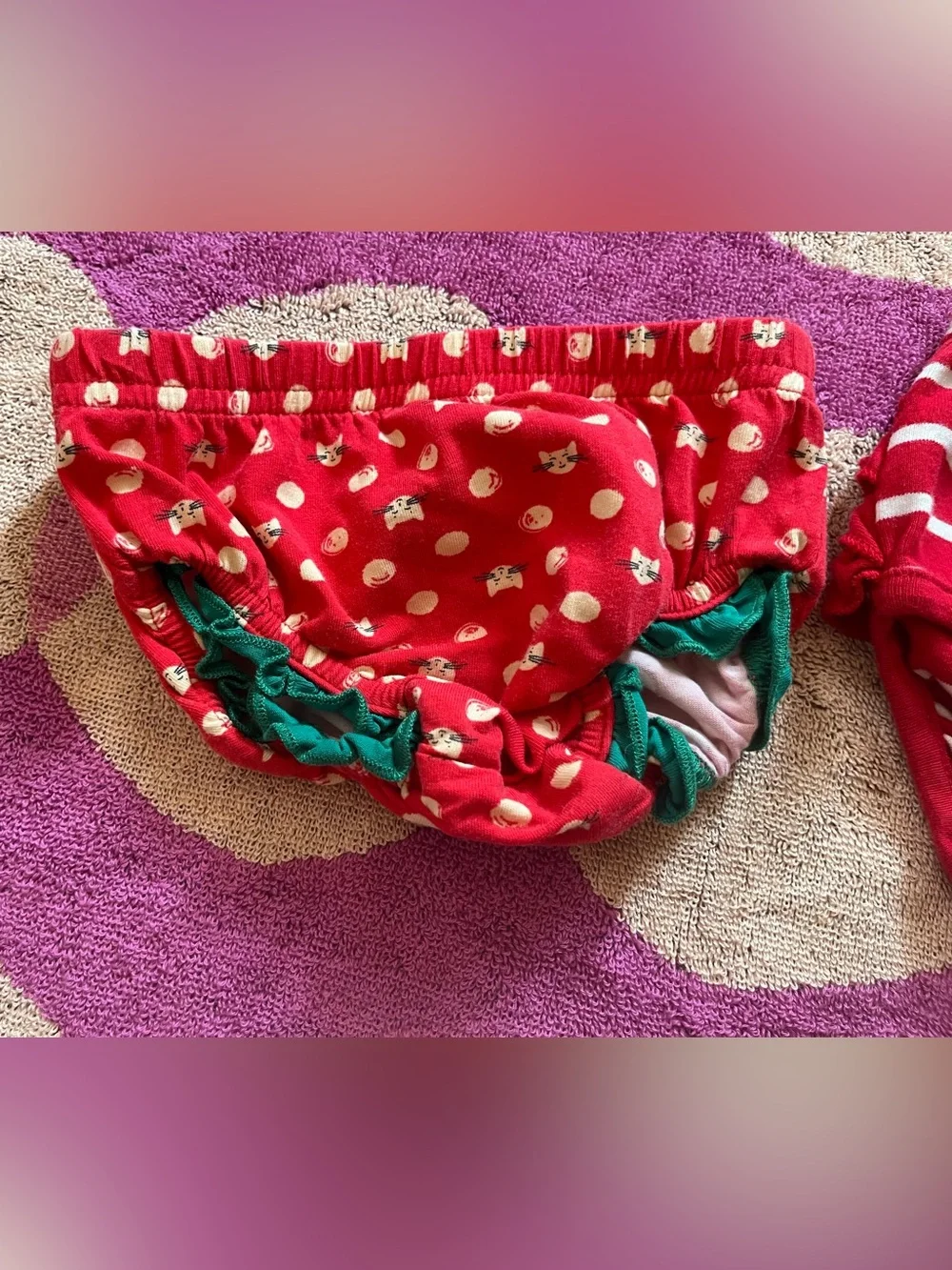 2PC Infant Girl Bloomer/Diaper Covers